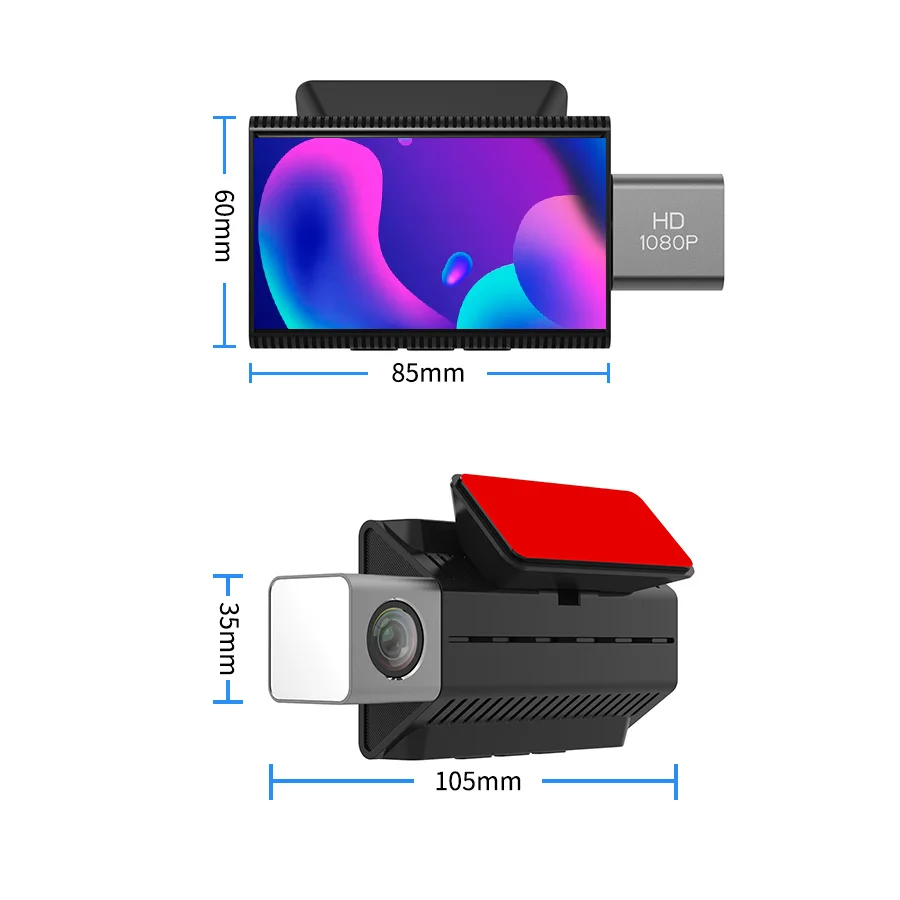 4G Android 8 1 ADAS GPS 3-дюймовый Автомобильный видеорегистратор FHD 1080P удаленный монитор