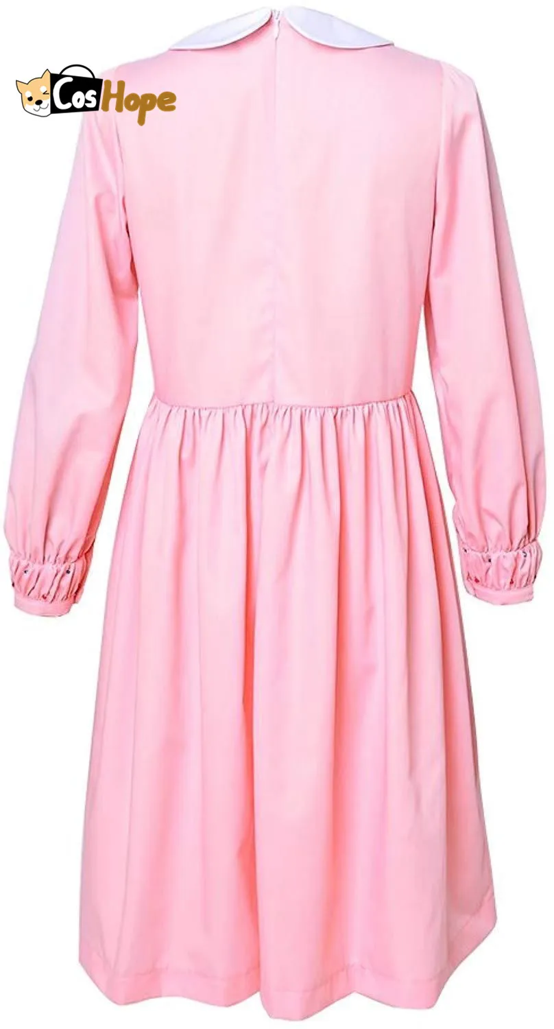 Stranger Things Eleven Costume Girl's Women Pink Eleven Dress Cosplay Costume Halloween Costumes for Women Long Sleeves Outfit
Stranger Things Eleven Costume Girl's Women Pink Eleven Dress Cosplay Costume Halloween Costumes for Women Long Sleeves Outfit