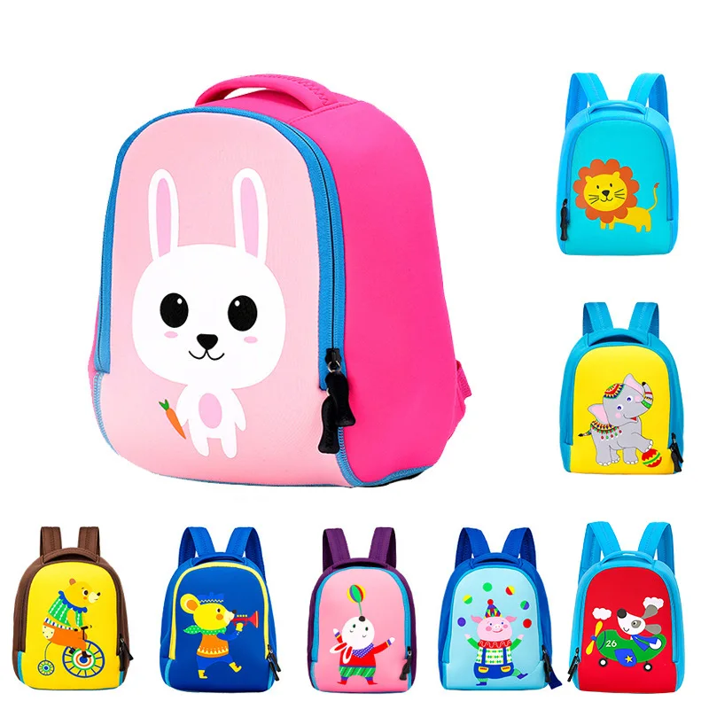 Детские школьные портфели с мультипликационным Кроликом сумки на плечо из