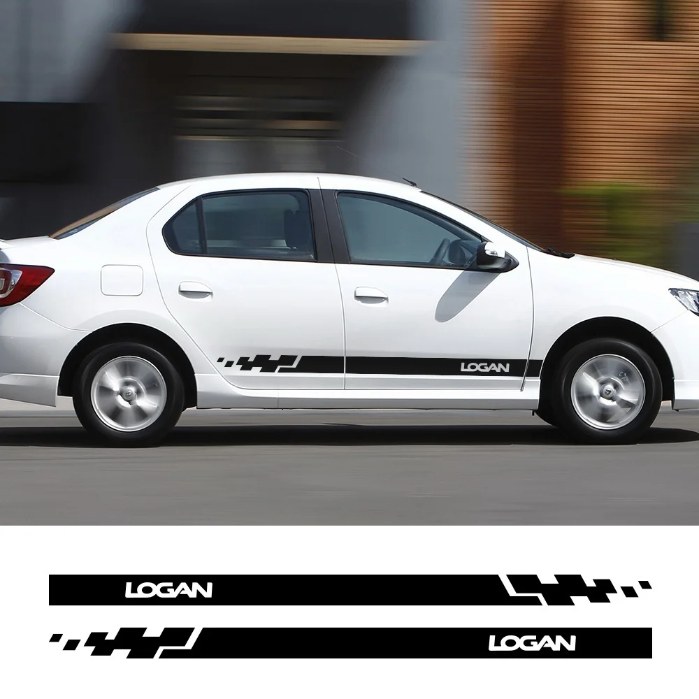 2PCS Car Sticker Long Side Stripes Auto Graphics Vinyl Film For Dacia Logan Decals Racing Sport Tuning Car Styling Accessories
2PCS Car Sticker Long Side Stripes Auto Graphics Vinyl Film For Dacia Logan Decals Racing Sport Tuning Car Styling Accessories