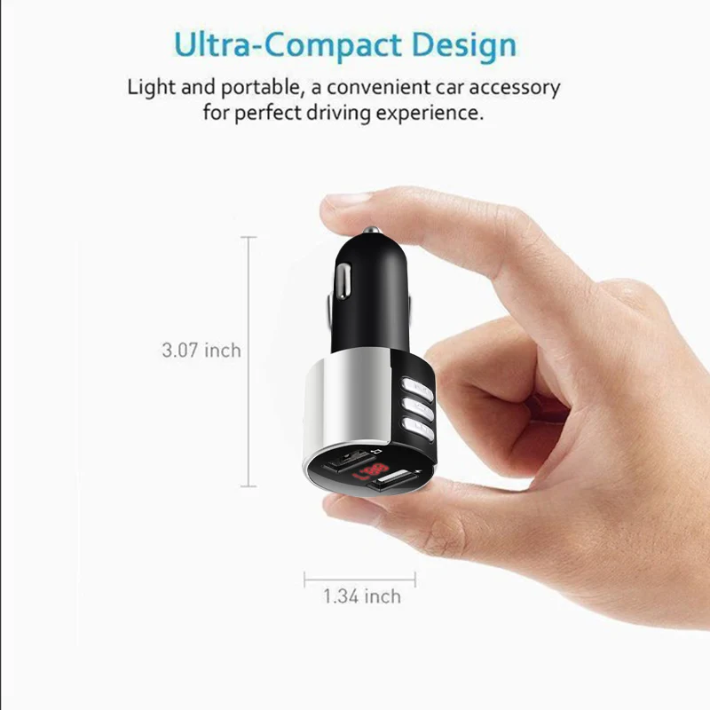 DC12-24V Car FM Transmitter Charger Portable Wireless Bluetooth MP3 Stereo Parts
DC12-24V Car FM Transmitter Charger Portable Wireless Bluetooth MP3 Stereo Parts