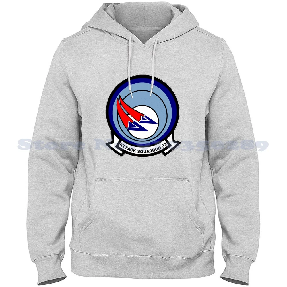 

Va - 93 Ravens Patch Streetwear Sport Hoodie Sweatshirt Fighting Squadron Navy Attack Squadron Atkron Strkfitron Crest Patch