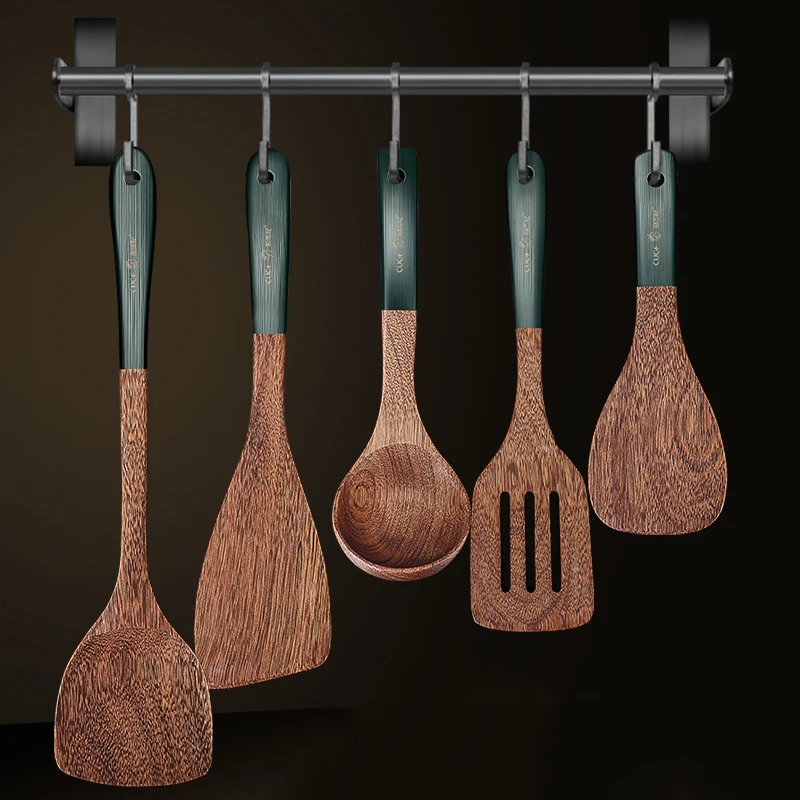 Wooden High Temperature Resistant Cooking Utensils Kitchen Utensil Non-stick Spatula Kitchen Tools Kitchen Accessories Utensils
Wooden High Temperature Resistant Cooking Utensils Kitchen Utensil Non-stick Spatula Kitchen Tools Kitchen Accessories Utensils