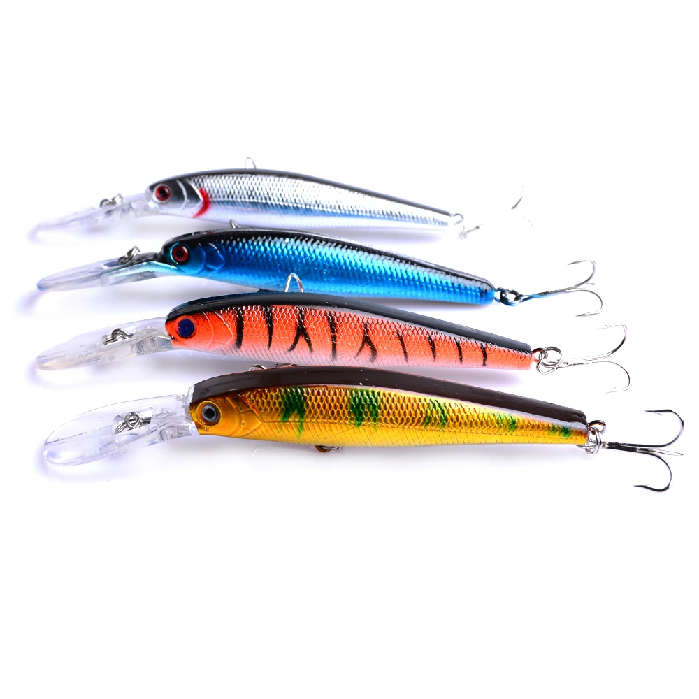 4PCS Fishing Lures Wobbler Minnow Swim Crankbait12.5cm/14g Artificial Hard Bait Jig Pesca Trolling Jerk Bait Fishing Tackle Lure
4PCS Fishing Lures Wobbler Minnow Swim Crankbait12.5cm/14g Artificial Hard Bait Jig Pesca Trolling Jerk Bait Fishing Tackle Lure