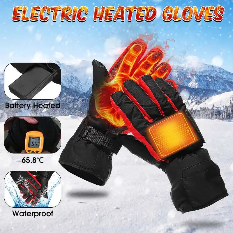 US Sales Winter Gloves Electric Heated Gloves Waterproof Windproof Cycling Warm Heating Screen Heated Gloves Christmas Gift
US Sales Winter Gloves Electric Heated Gloves Waterproof Windproof Cycling Warm Heating Screen Heated Gloves Christmas Gift