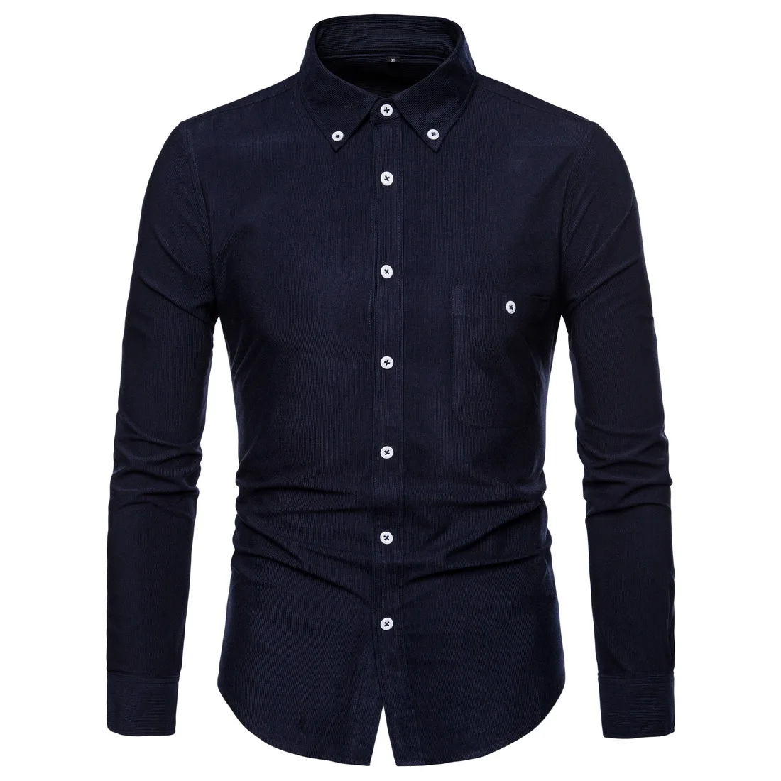 2021 new style 100% pure cotton autumn men's shirt single-breasted business casual fashion solid color corduroy men's shirt slim
2021 new style 100% pure cotton autumn men's shirt single-breasted business casual fashion solid color corduroy men's shirt slim
