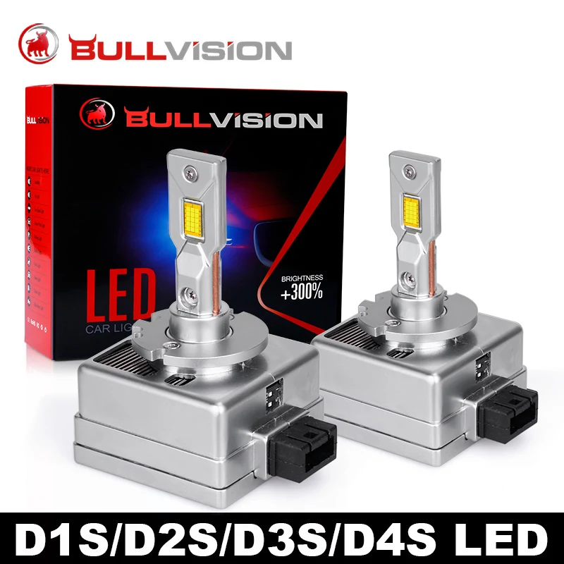 

Светодиодная фара Bullvision D5S, 6500 лм, чип CSP, D1S, D2S, D3S, D4S, D8S, D1R, D2R, D3R, D4R, CAN-шина без ошибок, K, 90 Вт, Plug & Play, для объектива