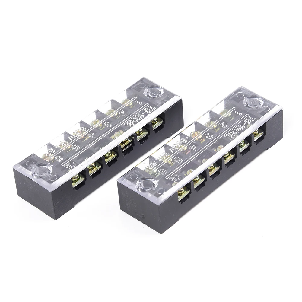 6Points Screw Terminal Blocks Bus Bar 15A 600V Power Distribution Terminal Block Set Brand New
6Points Screw Terminal Blocks Bus Bar 15A 600V Power Distribution Terminal Block Set Brand New
