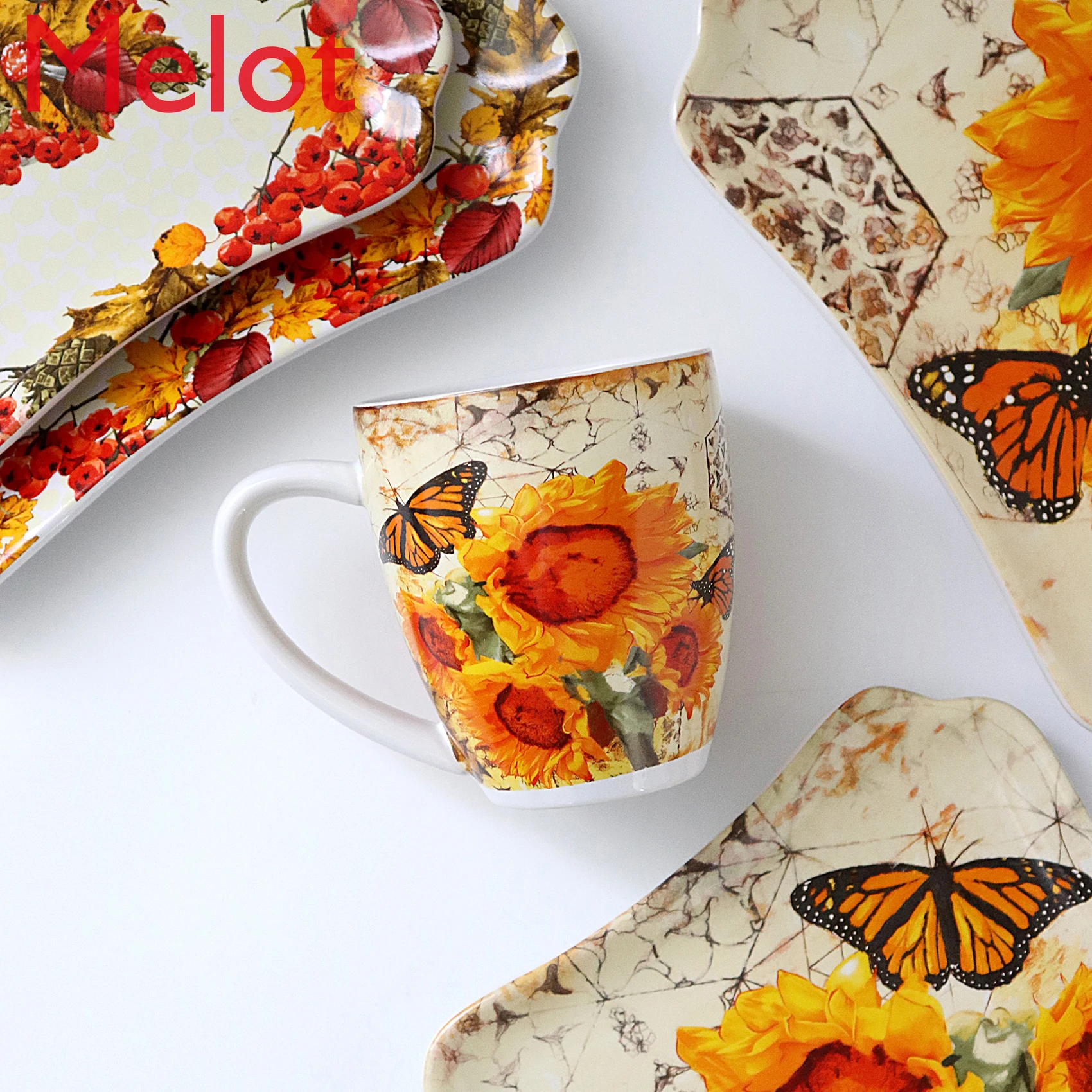 Hand-Painted Personalized Creative Decoration SUNFLOWER Sunflower Retro Pastoral Style Home Furnishings Plate Dish Dishes
Hand-Painted Personalized Creative Decoration SUNFLOWER Sunflower Retro Pastoral Style Home Furnishings Plate Dish Dishes