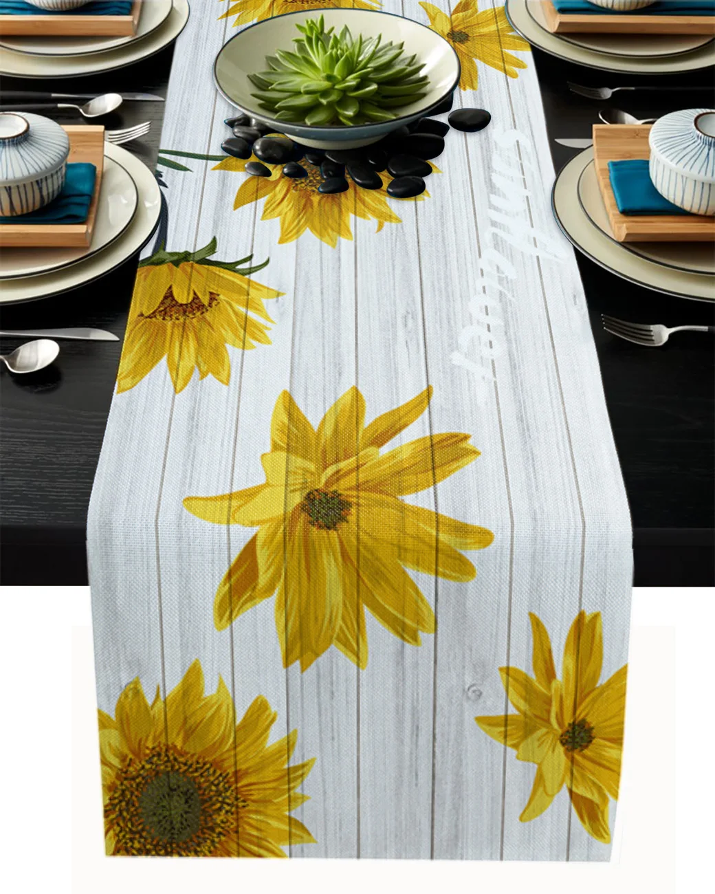 Sunflower Field Board Table Runner Wedding Decor Table Cover Christmas Decoration Holiday Party Tablecloth
Sunflower Field Board Table Runner Wedding Decor Table Cover Christmas Decoration Holiday Party Tablecloth