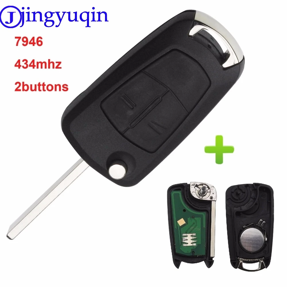 jingyuqin Car Flip Remote Key Fob 2 Buttons ASK 434Mhz PCF7946 For Vauxhall Opel Astra H 2004 2005 2006 2007 2008 2009 Zafira B
jingyuqin Car Flip Remote Key Fob 2 Buttons ASK 434Mhz PCF7946 For Vauxhall Opel Astra H 2004 2005 2006 2007 2008 2009 Zafira B