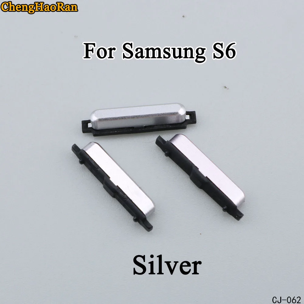ChengHaoRan Боковая кнопка для Samsung S6 edge чехол телефона питания громкости запасные
