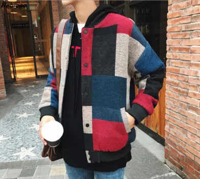 Woolen Plaid Bomber Jacket Men Fashions Hip Hop Streetwear Winter Jacket Men Coat Men Jacket Coat 5XL 2019 Sping New
Woolen Plaid Bomber Jacket Men Fashions Hip Hop Streetwear Winter Jacket Men Coat Men Jacket Coat 5XL 2019 Sping New
