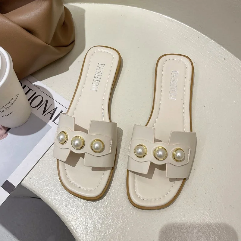 Шлепанцы женские пляжные с квадратным носком, модные милые сандалии на плоской подошве, со шнуровкой, бисером, удобные тапочки для улицы, ле...
Шлепанцы женские пляжные с квадратным носком, модные милые сандалии на плоской подошве, со шнуровкой, бисером, удобные тапочки для улицы, ле...