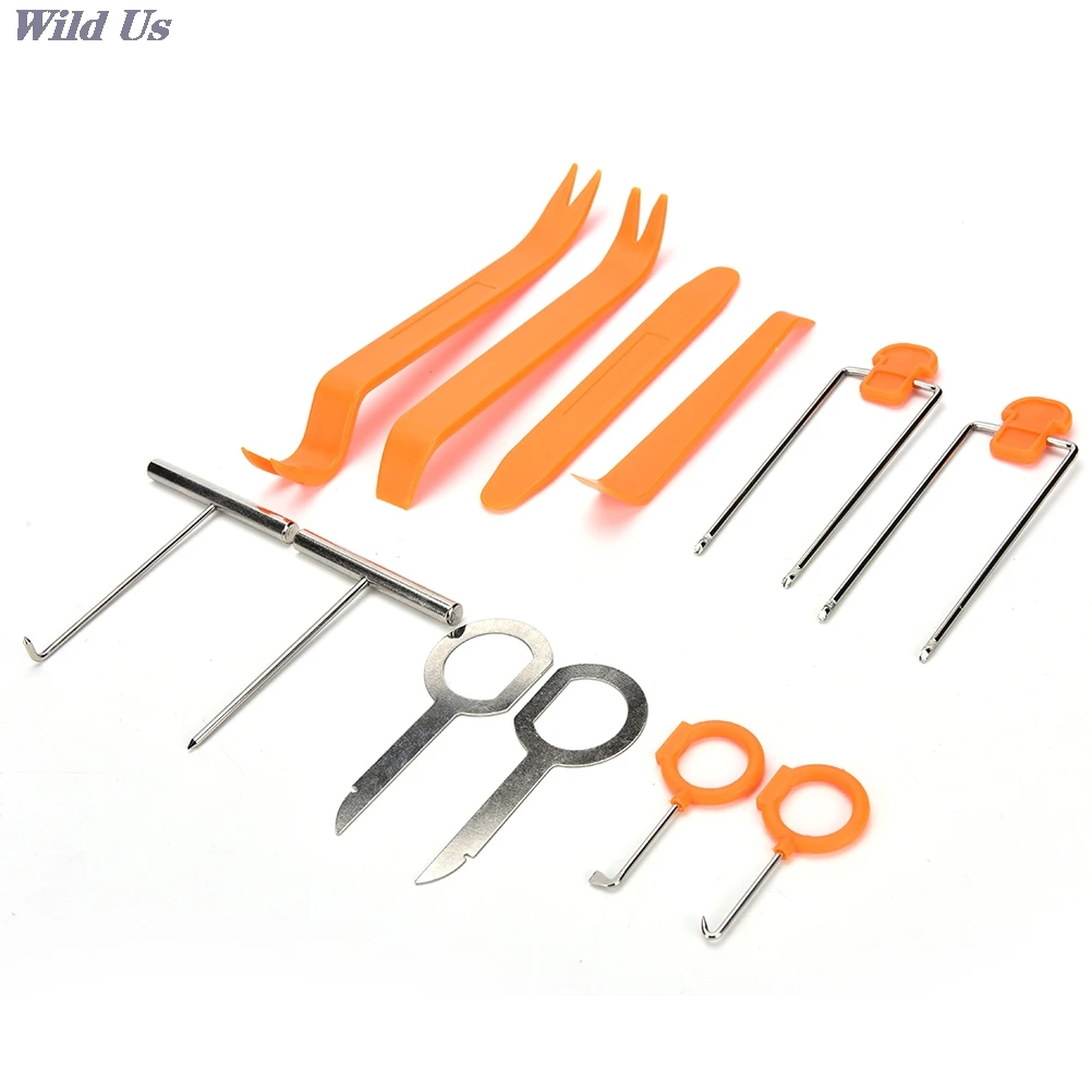 12pcs Auto Car Radio Door Clip Panel Trim Dash Audio Removal Installer Pry Tool Yellow color
12pcs Auto Car Radio Door Clip Panel Trim Dash Audio Removal Installer Pry Tool Yellow color