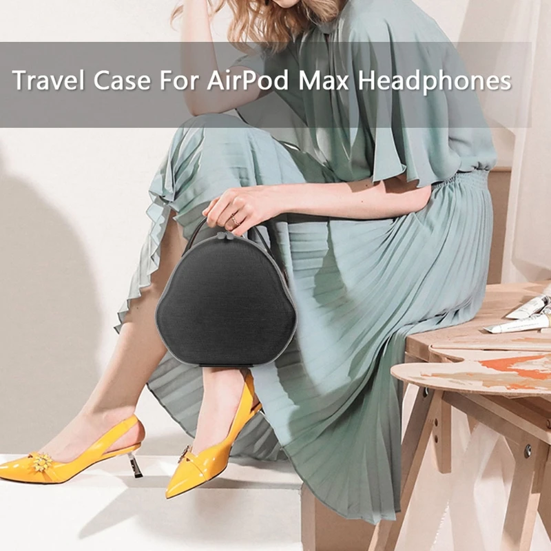Hard Protective Shell with Earphone Silicone Cover Storage Bag Carrying Case Sleeve Handbag for AirPods Max Headphones
Hard Protective Shell with Earphone Silicone Cover Storage Bag Carrying Case Sleeve Handbag for AirPods Max Headphones