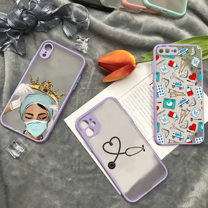 Medicine Doctor Nurse cartoon funda Phone Case matte transparent For iphone 7 8 11 12 13 plus mini x xs xr pro max cover
Medicine Doctor Nurse cartoon funda Phone Case matte transparent For iphone 7 8 11 12 13 plus mini x xs xr pro max cover