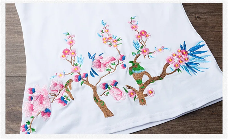 Plus Size 6XL Ethnic Tshirt Women Harajuku Embroidery Elegant Tee Stand Fashion Camisetas Mujer Vintage Tops Indie Folk Pullover
Plus Size 6XL Ethnic Tshirt Women Harajuku Embroidery Elegant Tee Stand Fashion Camisetas Mujer Vintage Tops Indie Folk Pullover