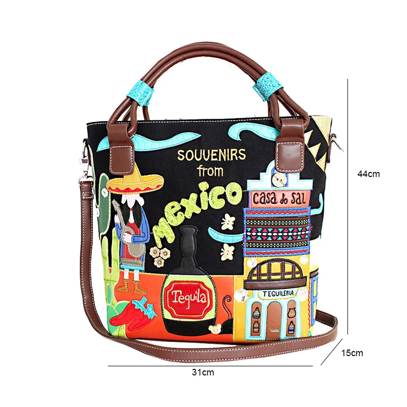 Johnature Luxury Handbags Women Bag 2021 New Fashion Embroidery Creative Cartoon Shoulder&Crossbody Bags Large Capacity Bags
Johnature Luxury Handbags Women Bag 2021 New Fashion Embroidery Creative Cartoon Shoulder&Crossbody Bags Large Capacity Bags