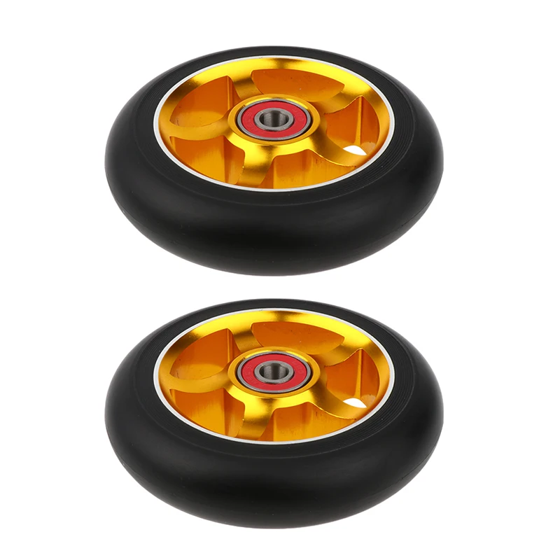 2pcs/set Aluminum Alloy 100mm Pro Stunt Scooter Wheels with Bearing Kick Scooters Scooter Parts Wheels Replacements Accessories
2pcs/set Aluminum Alloy 100mm Pro Stunt Scooter Wheels with Bearing Kick Scooters Scooter Parts Wheels Replacements Accessories