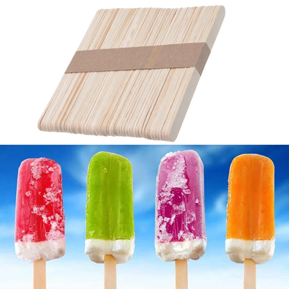 100Pcs/Set Popsicle Sticks Natural Wooden Popsicle Sticks Large Length Wood Craft Ice Cream Sticks Popsicl Accesorios
100Pcs/Set Popsicle Sticks Natural Wooden Popsicle Sticks Large Length Wood Craft Ice Cream Sticks Popsicl Accesorios