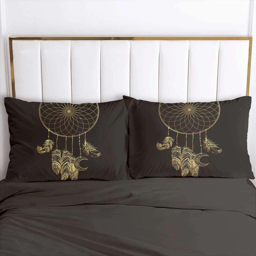 Custom 2PCS Pillow Cases Black Golden 3D HD Print Decoration Throw Pillow Cover Bedding PillowCase 60x70cm 50x70cm 80x80cm
Custom 2PCS Pillow Cases Black Golden 3D HD Print Decoration Throw Pillow Cover Bedding PillowCase 60x70cm 50x70cm 80x80cm