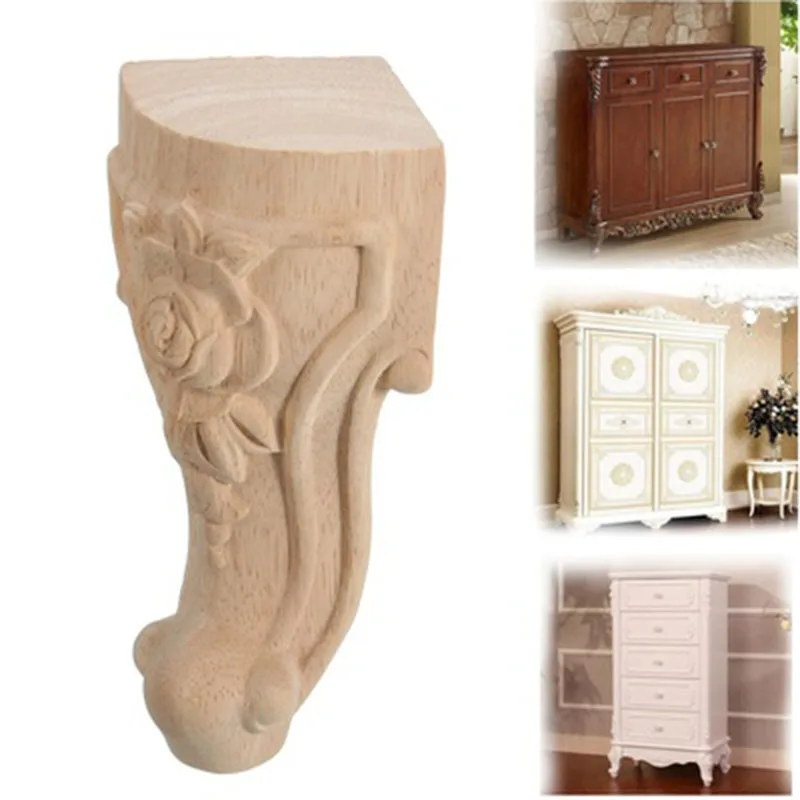 4PCS 15*6cm European solid wood rose carved furniture legs, suitable for TV cabinet, sofa, coffee table, etc.
4PCS 15*6cm European solid wood rose carved furniture legs, suitable for TV cabinet, sofa, coffee table, etc.
