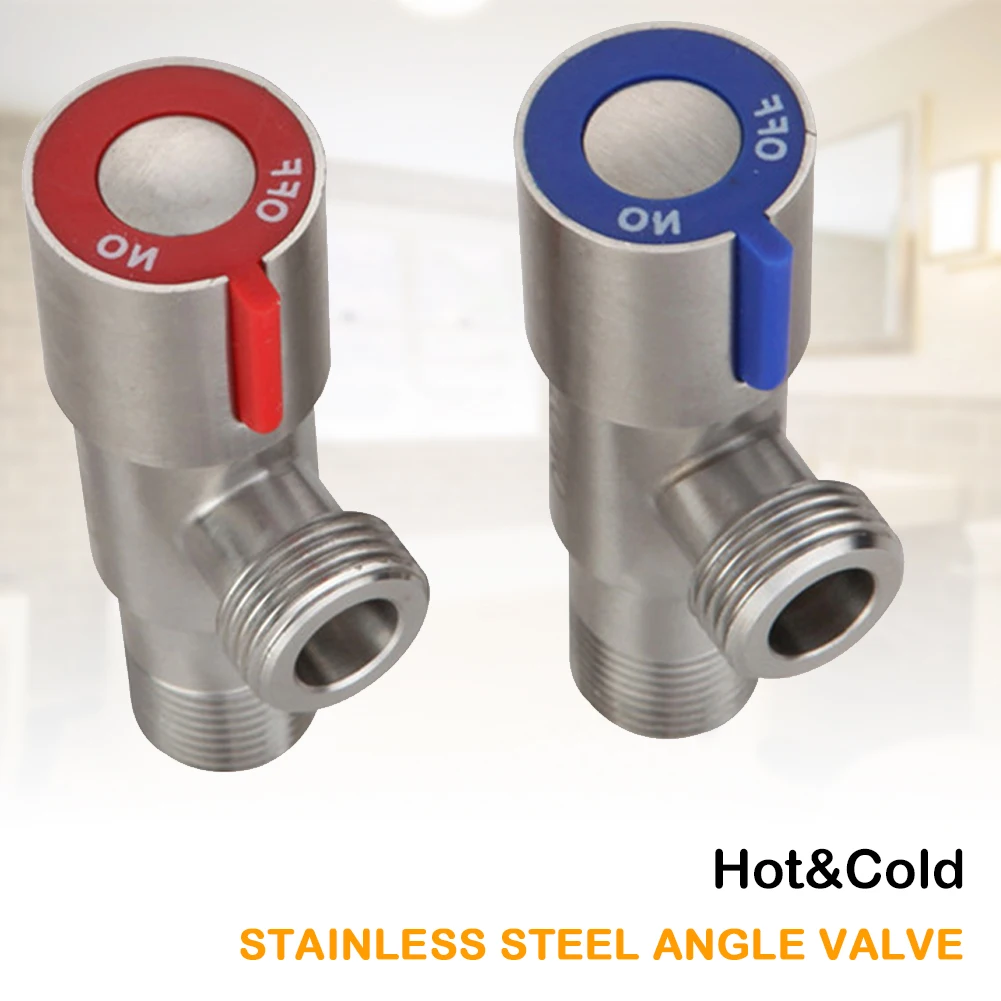 Stainless Steel Angle Stop Valve With Off On Switch Shut Off Valve Cold Hot Water Stop Valve For Kitchen Bathroom Supplies Tools
Stainless Steel Angle Stop Valve With Off On Switch Shut Off Valve Cold Hot Water Stop Valve For Kitchen Bathroom Supplies Tools