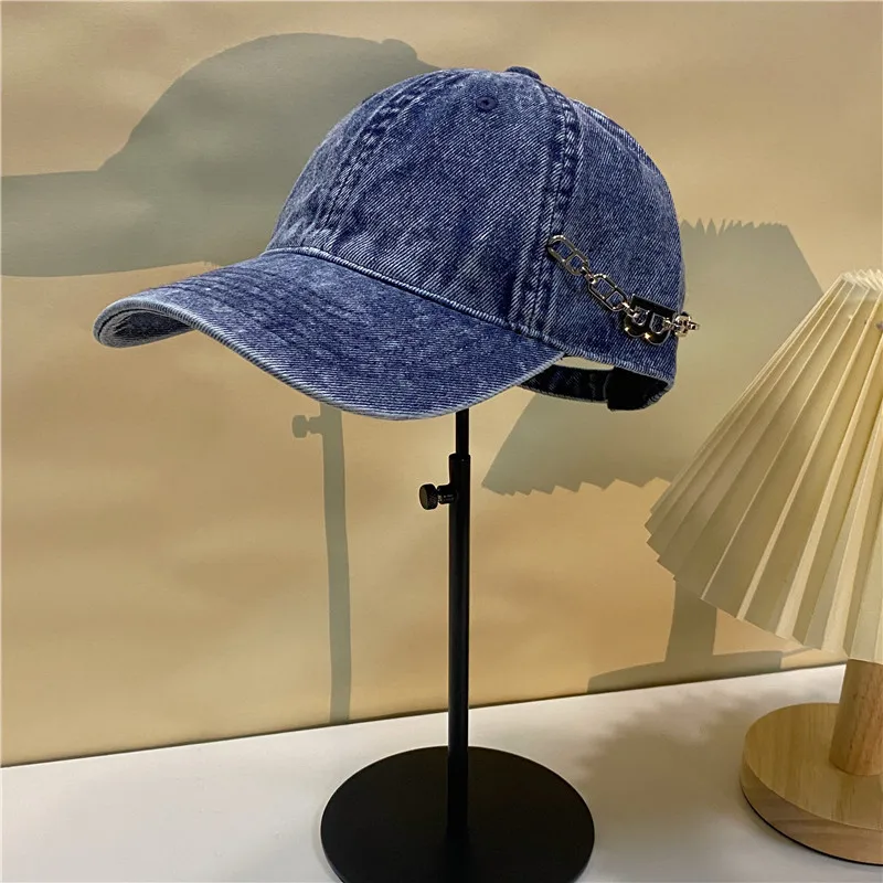 202201-may-2508405 spring autumn chain LETTER Denim fabric fashion baseball hat men women leisure visors cap
202201-may-2508405 spring autumn chain LETTER Denim fabric fashion baseball hat men women leisure visors cap