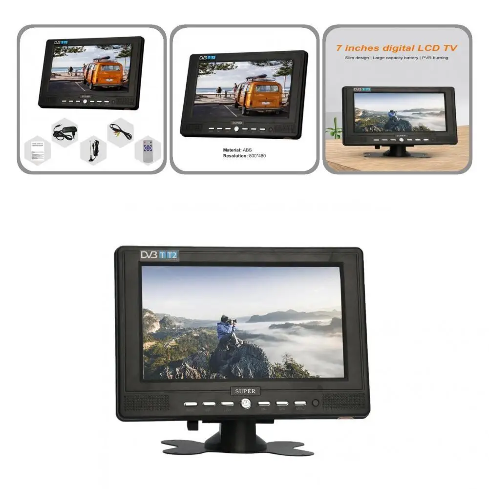 Car TV Player High Performance Ultra-thin Wear-resistant 7 Inch Small Car TV Player Car Television for Camping 
Car TV Player High Performance Ultra-thin Wear-resistant 7 Inch Small Car TV Player Car Television for Camping