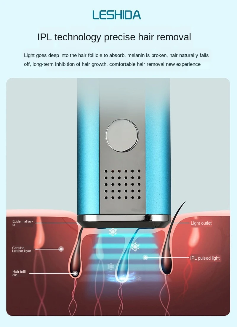 Unlimited Flash Permanent IPL Epilator Laser Hair Removal depiladora facial Electric photoepilator Painless Hair Remover
Unlimited Flash Permanent IPL Epilator Laser Hair Removal depiladora facial Electric photoepilator Painless Hair Remover
