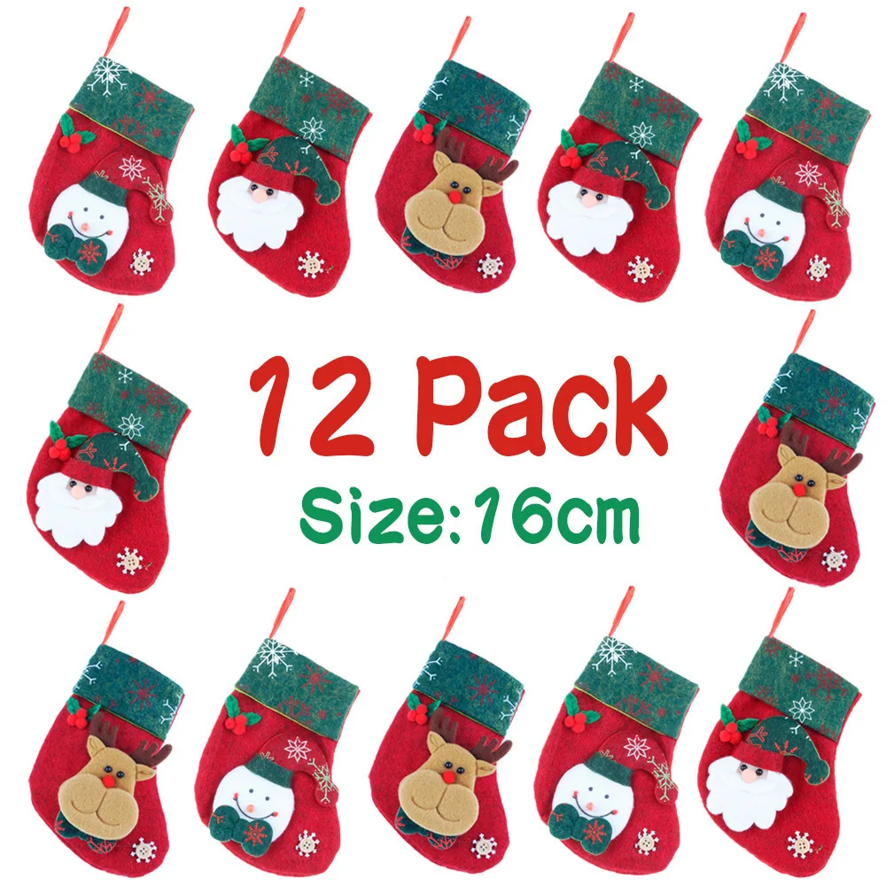 Christmas decoration small socks12Pcs set retro country small socks combination candy bag Christmas tree pendant ornaments
Christmas decoration small socks12Pcs set retro country small socks combination candy bag Christmas tree pendant ornaments