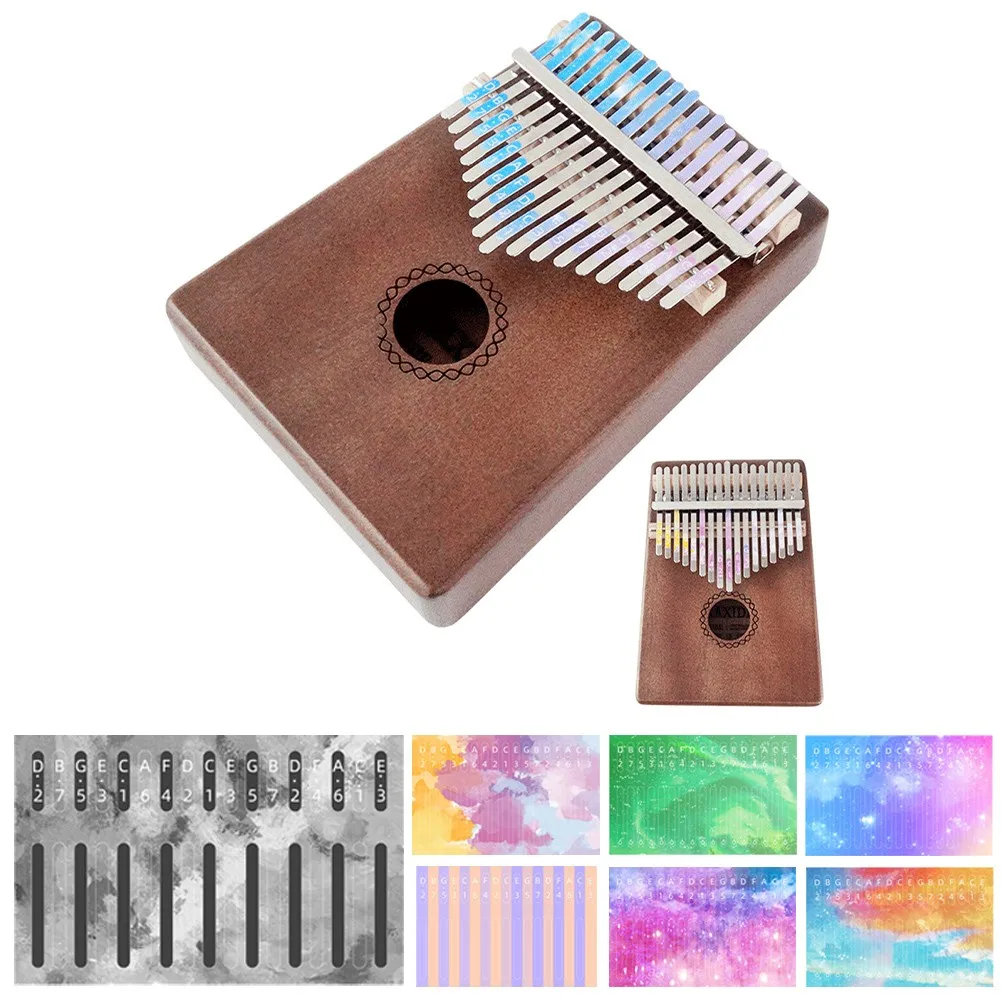 17 Keys Kalimba Scale Thumb Piano Note Sticker Parts Accessories Percussion Parts For Learner Musical Instrument Tools Gift
17 Keys Kalimba Scale Thumb Piano Note Sticker Parts Accessories Percussion Parts For Learner Musical Instrument Tools Gift