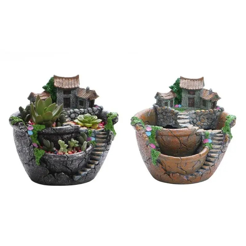 Succulent Plants Planter Flowerpot Resin Flower Pot Desktop Potted Holder Home Garden Decoration Plants Holder
Succulent Plants Planter Flowerpot Resin Flower Pot Desktop Potted Holder Home Garden Decoration Plants Holder