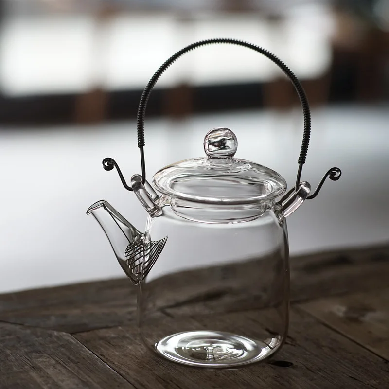 Japanese Handmade Heat Resistant Glass Teapot Household Transparent Beam Teapots With Filter Kung Fu Tea Making Tea Pot
Japanese Handmade Heat Resistant Glass Teapot Household Transparent Beam Teapots With Filter Kung Fu Tea Making Tea Pot