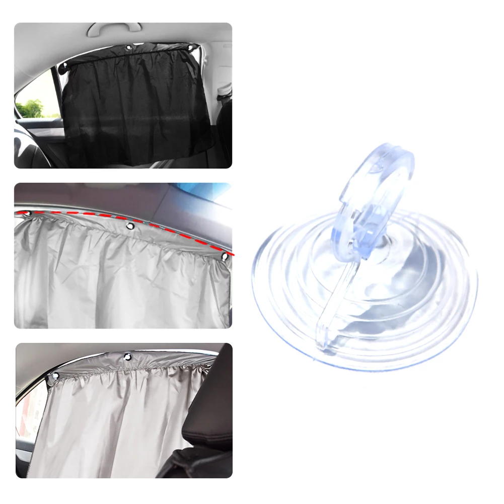 2/4Pcs Auto Car Protection Window Curtain Sun Shade With Suction Cup Black Universal Car Sunshade Sunscreen Block Curtain
2/4Pcs Auto Car Protection Window Curtain Sun Shade With Suction Cup Black Universal Car Sunshade Sunscreen Block Curtain