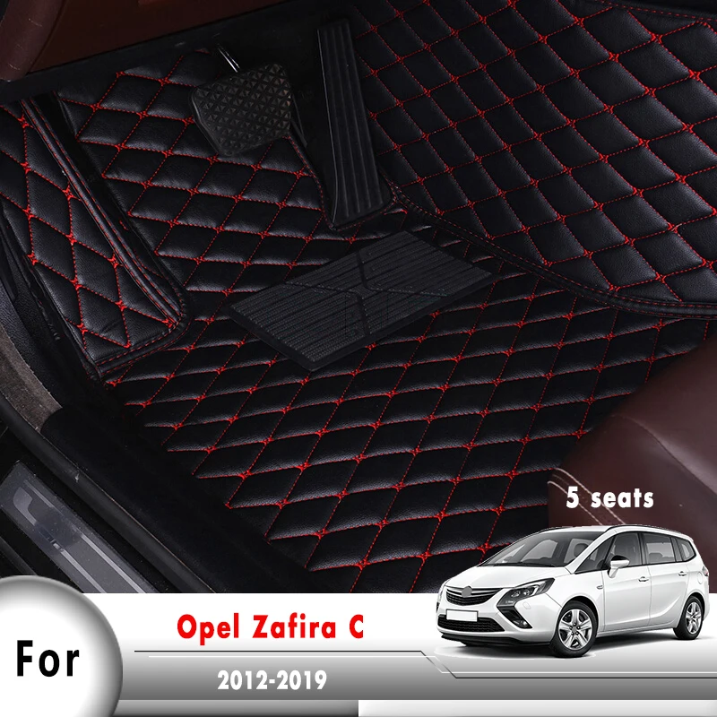 Автомобильный напольный коврик для Opel Zafira C 2012 2013 2014 2015 2016 2017 2018 2019 5 сидений