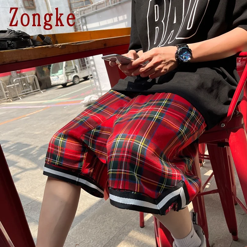 Zongke Drawstring Plaid Mens Shorts Summer Cotton Casual Long Shorts Men Clothing M-5XL 2021 New Arrivals
Zongke Drawstring Plaid Mens Shorts Summer Cotton Casual Long Shorts Men Clothing M-5XL 2021 New Arrivals