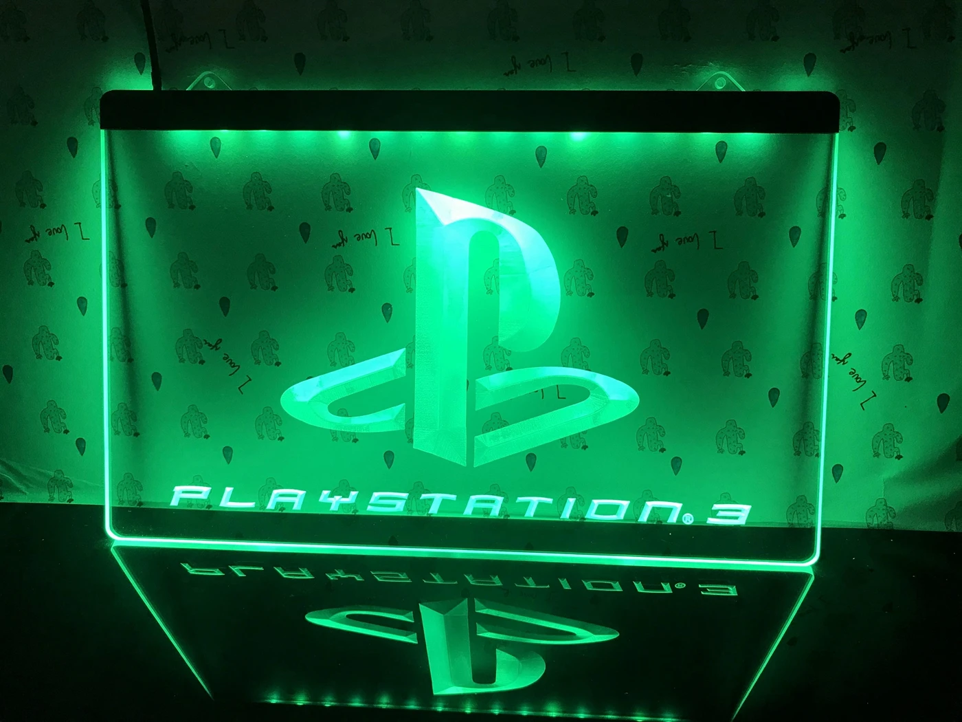 Игровая светодиодная неоновая светосветильник вывеска E009 Playstation Ps3 | Дом и сад