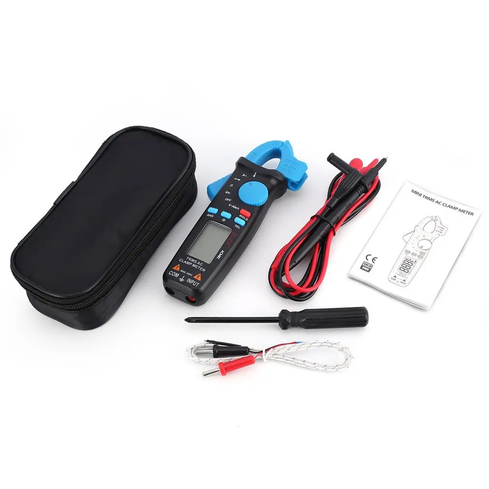 BSIDE ACM81 Mini Digital Clamp Meter Multimeter True RMS AC/DC Volt Amp Ohm Diode Temperature NCV Continuity Tester
BSIDE ACM81 Mini Digital Clamp Meter Multimeter True RMS AC/DC Volt Amp Ohm Diode Temperature NCV Continuity Tester