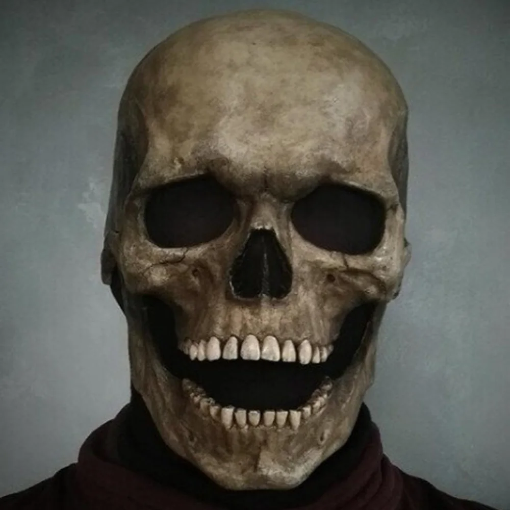 Halloween Full Head Skull Mask 3d Skeleton Skull Horror Latex Mask Scary Party Mask Halloween Cosplay Costume Props for Adults
Halloween Full Head Skull Mask 3d Skeleton Skull Horror Latex Mask Scary Party Mask Halloween Cosplay Costume Props for Adults