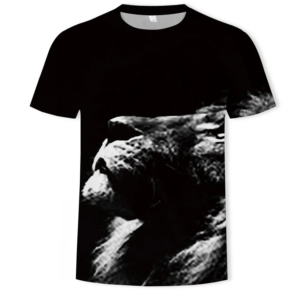 2021 summer men's round neck short sleeve animal print 3D sports casual short-sleeved T-shirt trend handsome
2021 summer men's round neck short sleeve animal print 3D sports casual short-sleeved T-shirt trend handsome
