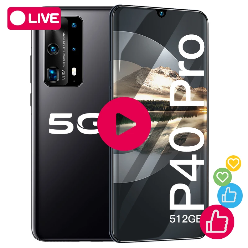 P40 Pro smartphones 6.8 HDinch Full screen mobile phones 12GB+512GB Smartphone 16+32MP HD Camera Origina telephone Dual Sim Card
P40 Pro smartphones 6.8 HDinch Full screen mobile phones 12GB+512GB Smartphone 16+32MP HD Camera Origina telephone Dual Sim Card
