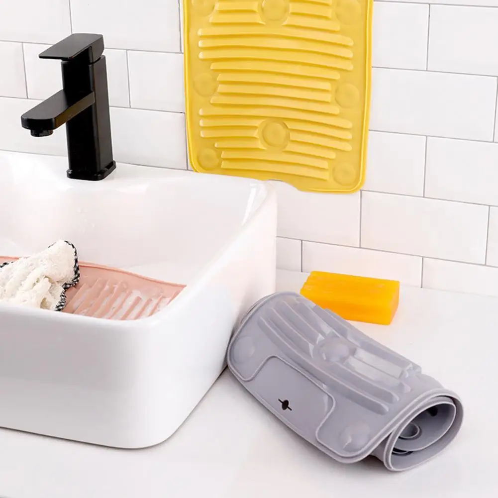 Attractive Clothes Board High Friction Portable Practical Foldable Laundry Board Laundry Mat Washboard
Attractive Clothes Board High Friction Portable Practical Foldable Laundry Board Laundry Mat Washboard