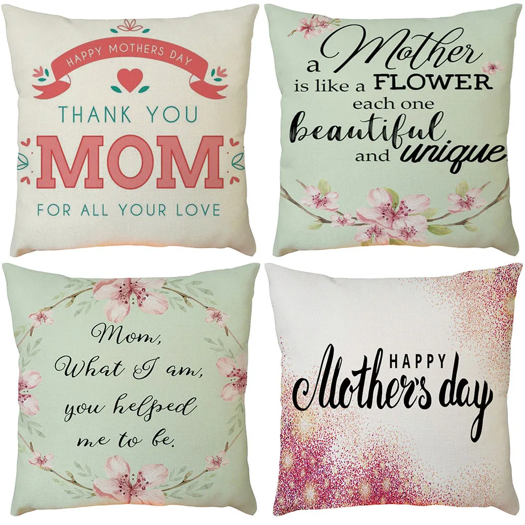 Cuscini Decorativi Happy Mother's Day Sofa Bed Home Decoration Festival Pillow Case Cushion Cover Capa De Almofada Cuscini
Cuscini Decorativi Happy Mother's Day Sofa Bed Home Decoration Festival Pillow Case Cushion Cover Capa De Almofada Cuscini