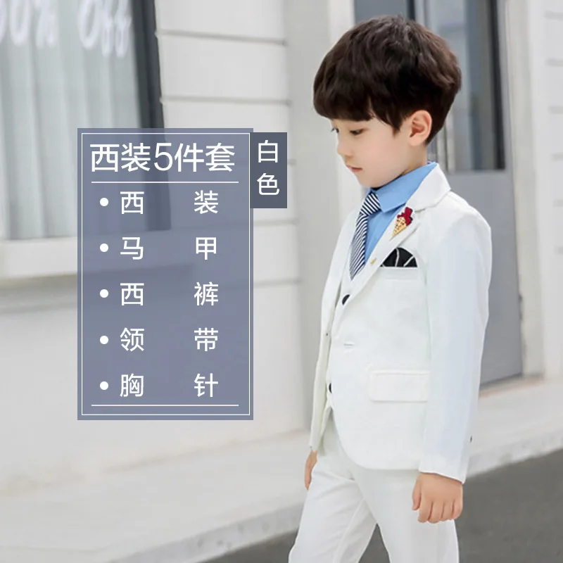 Suit for Children Formal Boys Suits Korean-Style Handsome Boy's Coat Enfant Garcon Mariage Terno Infantil Disfraz Infantil 5pcs
Suit for Children Formal Boys Suits Korean-Style Handsome Boy's Coat Enfant Garcon Mariage Terno Infantil Disfraz Infantil 5pcs