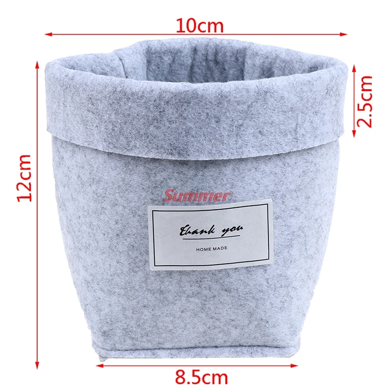 Hot 1 Pieces Gray/Khaki Felt Flower Pots Mini Succulents Planter Pot Letters Print Reuseable Multifunction Storage Bag
Hot 1 Pieces Gray/Khaki Felt Flower Pots Mini Succulents Planter Pot Letters Print Reuseable Multifunction Storage Bag
