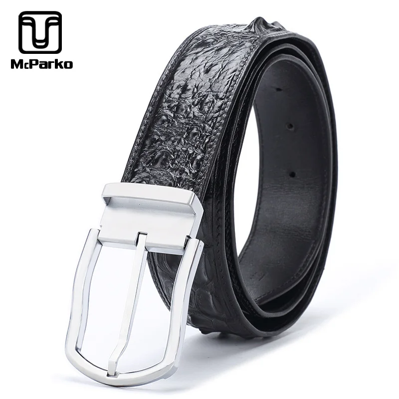 McParko Men Leather Belts Pin Buckles Luxury Crocodile Back Leather Belt Men Business Croco Waist Belts Brown Classic Male Gifts
McParko Men Leather Belts Pin Buckles Luxury Crocodile Back Leather Belt Men Business Croco Waist Belts Brown Classic Male Gifts