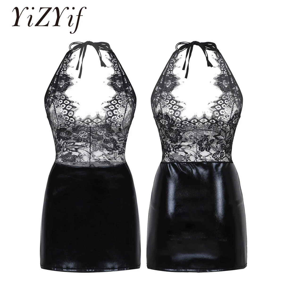 Женские с низким вырезом на спине платье из латекса Эротическое белье Сисси платье на бретельках в женскую одежду прозрачная кружевное Про...
Женские с низким вырезом на спине платье из латекса Эротическое белье Сисси платье на бретельках в женскую одежду прозрачная кружевное Про...