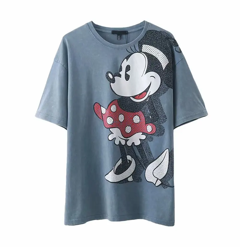 Disney Cartoon Minnnie Shirts for Women Print Round Neck Short-sleeved Women Fashion Clothing Graphic T-Shirts Harajuku Kawaii
Disney Cartoon Minnnie Shirts for Women Print Round Neck Short-sleeved Women Fashion Clothing Graphic T-Shirts Harajuku Kawaii